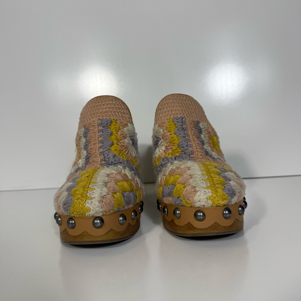 Lucky Brand Immia Crochet High Heel Clogs - Picture 4 of 9